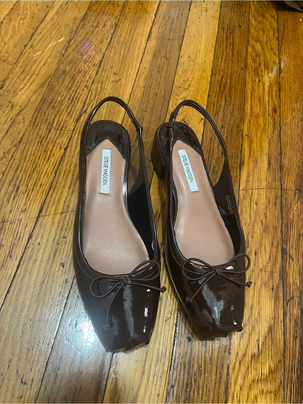 Steve Madden  Loved Slingback Block-Heel Ballet Pumps